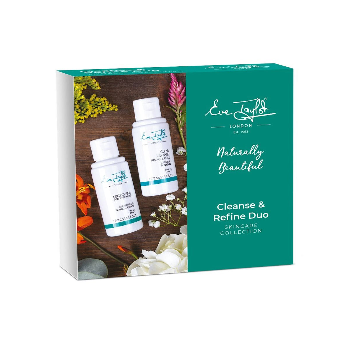 Eve Taylor Cleanse and Refine Duo Clear Cleanse pre-cleanser exfoliant all skin types