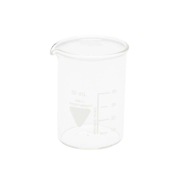 Eve Taylor glass measuring beaker 50ml with lip accurate liquid measurement professional