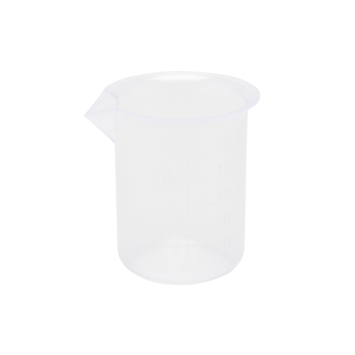 Eve Taylor plastic measuring beaker 50ml with lip accurate pouring professional